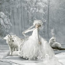 Схема вышивки «картины Синди Грундстен»