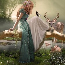 Схема вышивки «картины Синди Грундстен»