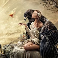 Схема вышивки «картины Синди Грундстен»