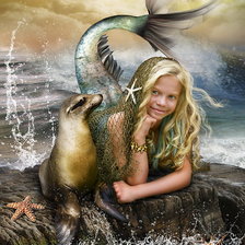 Схема вышивки «картины Синди Грундстен»