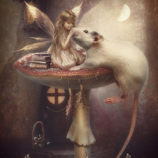 Схема вышивки «картины Синди Грундстен»