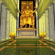 Схема вышивки «Статуя Зевса в Олимпии»