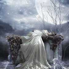 Схема вышивки «картины Синди Грундстен»