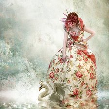 Схема вышивки «картины Синди Грундстен»