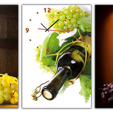 Схема вышивки «Часы "Вино"»