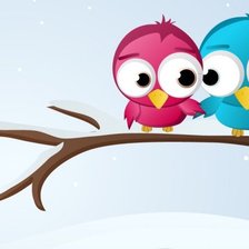 Схема вышивки «Птички»