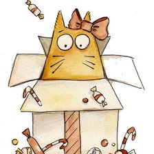 Схема вышивки «Котя»