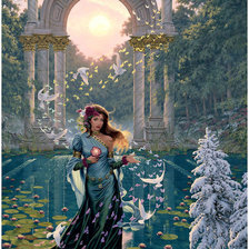 Схема вышивки «картины Эрла Баузера»