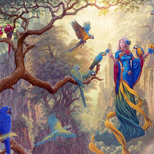 Схема вышивки «картины Эрла Баузера»