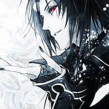 Схема вышивки «демон»