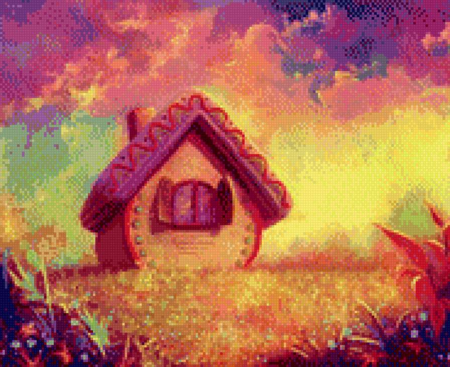 Сказочный домик - мечта, сказка, дом - предпросмотр