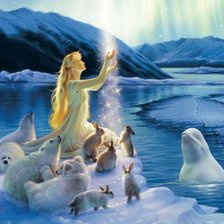 Схема вышивки «картины Kirk Reinert»