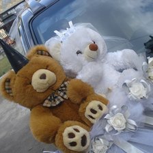 Схема вышивки «медвежата»