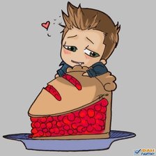 Схема вышивки «Дин и ПИРОГ))»