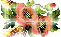 Схема вышивки «мак на карман»