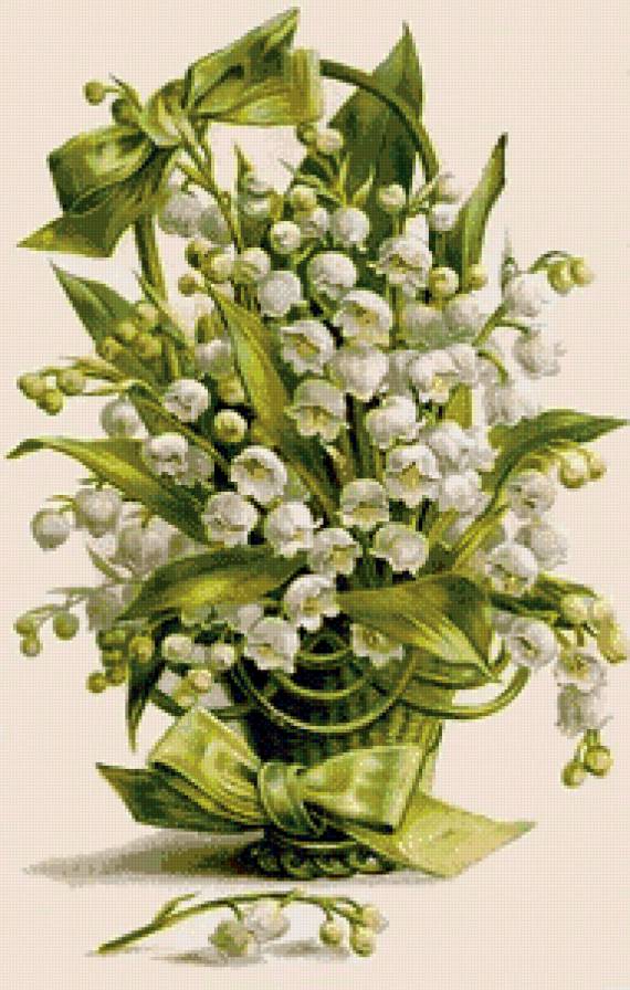 Ландыши - цветы - предпросмотр