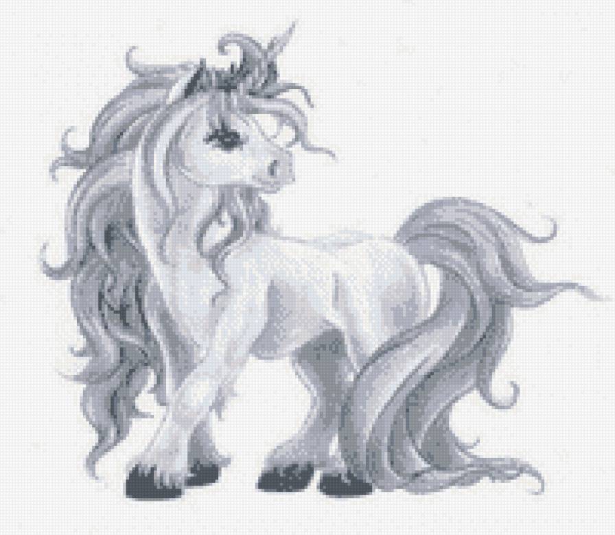 Единорог - единорог, пони, лошади - предпросмотр