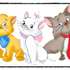 Схема вышивки «Котики»