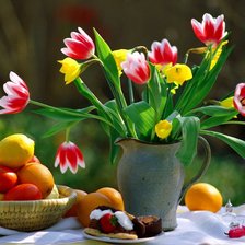 Схема вышивки «Завтрак»