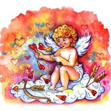 Схема вышивки «Ангел»