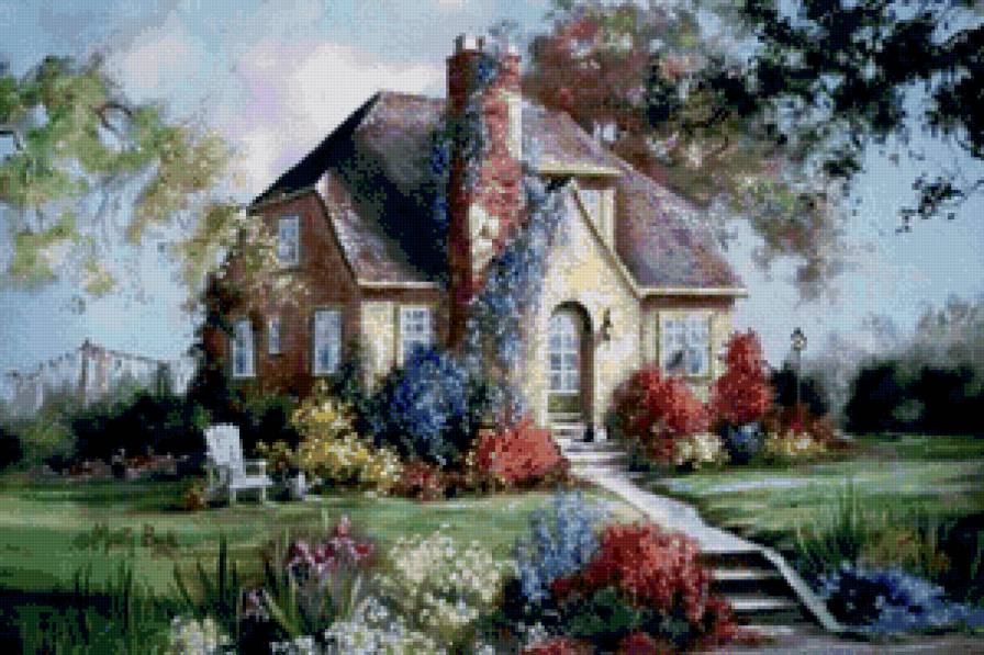 домик - природа, пейзаж, дом - предпросмотр