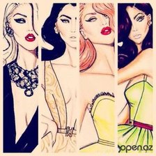 Схема вышивки «девушка»