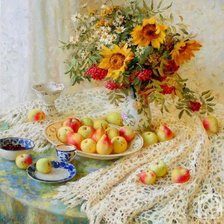 Схема вышивки «по картине Елены Петровой»