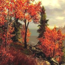 Схема вышивки «осень»