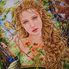 Девушка весна.