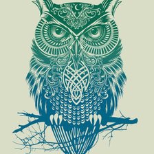 Схема вышивки «Сова»