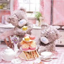 Схема вышивки «Мишки Тедди»