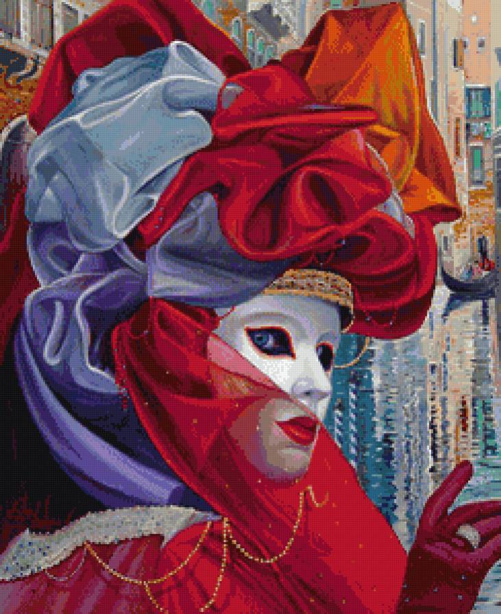 венецианская маска - венеция - предпросмотр