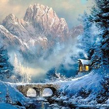 Схема вышивки «Зимушка»