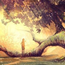 Схема вышивки «Солнечный лес»