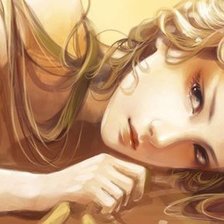 Схема вышивки «Девушка»