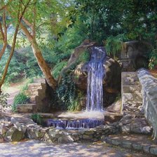 Схема вышивки «водопад 2»