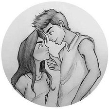 Схема вышивки «Двое»