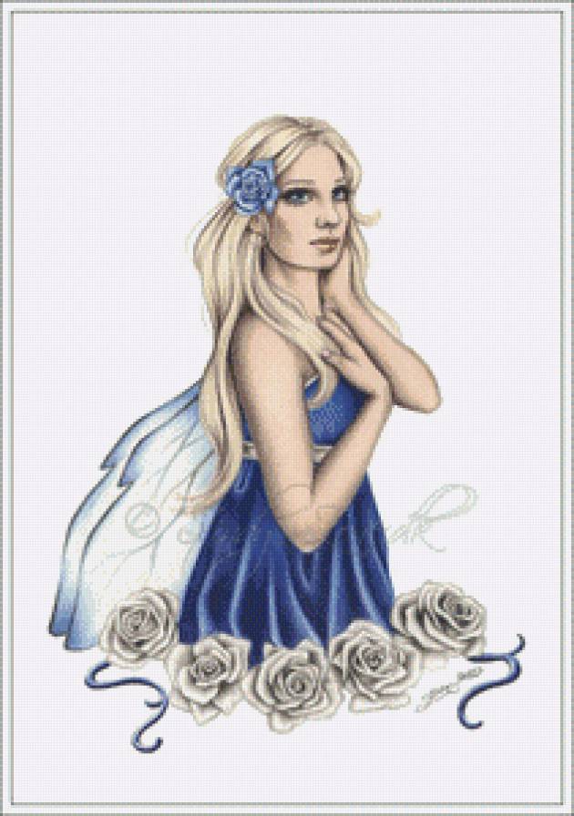 серия "фэнтэзи" - фэнтэзи.фея.эльф.розы - предпросмотр