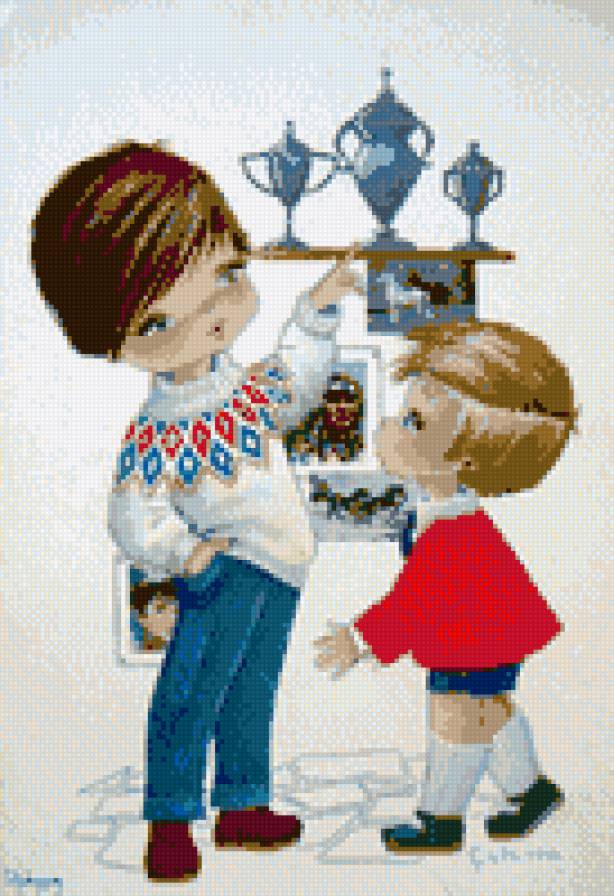 Детская парочка 3.. - предпросмотр