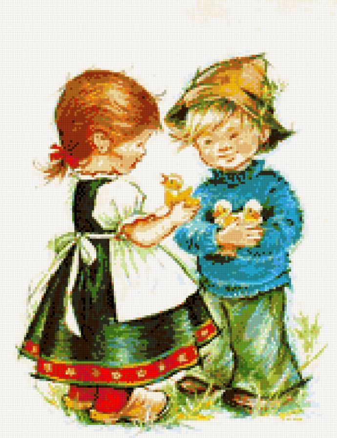 Детская парочка 15. - предпросмотр