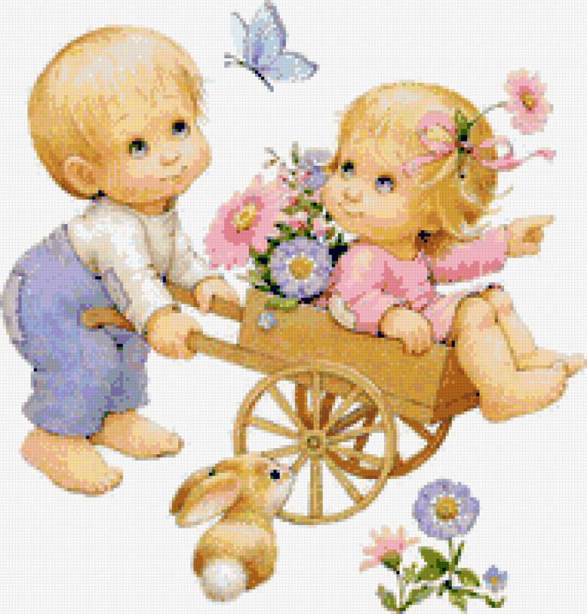 Детская парочка 19. - предпросмотр