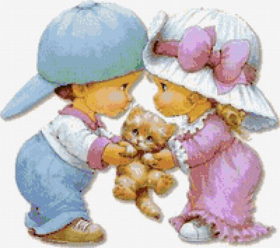 Детская парочка 20. - предпросмотр