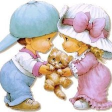 Схема вышивки «Детская парочка 20.»