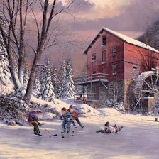 Схема вышивки «Хоккей»