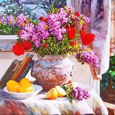 Схема вышивки «натюрморт»