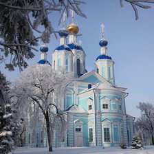 Схема вышивки «храм,церковь»