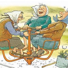 Схема вышивки «Старушки-веселушки»