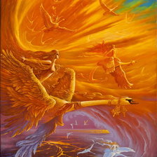 Схема вышивки «Хранительница пути»