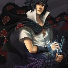 Схема вышивки «Саске»