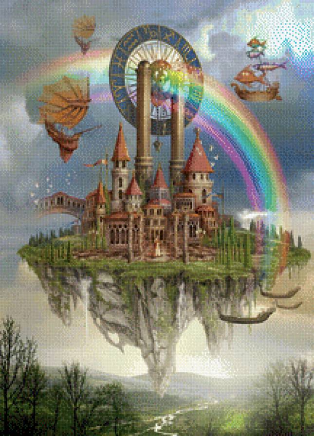 летающий остров - предпросмотр